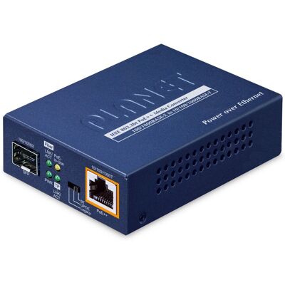PLANET 1-Port 100/1000X SFP to netwerk media converter GUP-805A-60W PLANET 1-Port 100/1000X SFP to netwerk media converter GUP-805A-60W