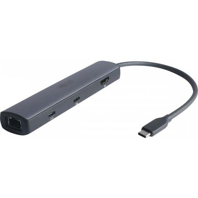 Eaton TRIPPLITE USB-C Multiport Adapter - USB-C, 3 Poorten - Dockingstation + USB Hub Eaton TRIPPLITE USB-C Multiport Adapter - USB-C, 3 Poorten - Dockingstation + USB Hub