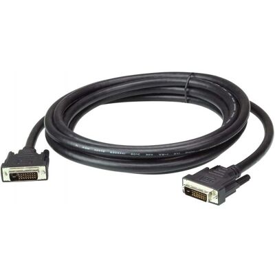 ATEN 2L-7D03DD DVI kabel 3 m DVI-D Zwart 2L-7D03DD ATEN 2L-7D03DD DVI kabel 3 m DVI-D Zwart 2L-7D03DD