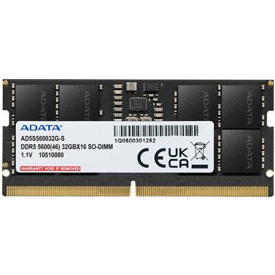 ADATA Premier geheugemodule 16 GB 1 x 16 GB DDR5 ECC AD5S560016G-S ADATA Premier geheugemodule 16 GB 1 x 16 GB DDR5 ECC AD5S560016G-S