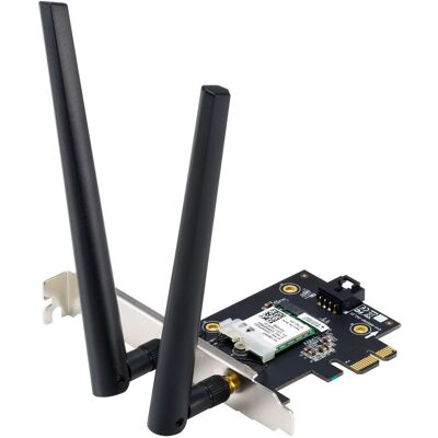 ASUS PCE-AXE5400 Tri-Band Wi-Fi 6E PCI Express PCE-AXE5400 ASUS PCE-AXE5400 Tri-Band Wi-Fi 6E PCI Express PCE-AXE5400