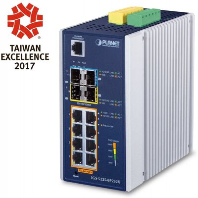 PLANET IGS-5225-8P2S2X netwerk-switch Managed L3 IGS-5225-8P2S2X PLANET IGS-5225-8P2S2X netwerk-switch Managed L3 IGS-5225-8P2S2X