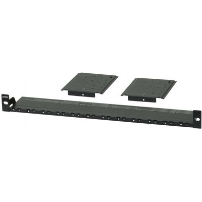 ATEN Video Verlenger rekmontagepakket - Montageplaat - Zwart - 1U VE-RMK1U ATEN Video Verlenger rekmontagepakket - Montageplaat - Zwart - 1U VE-RMK1U