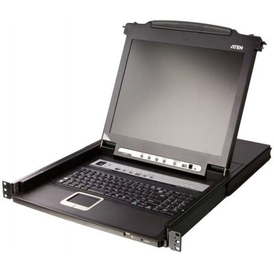ATEN CL5708MW rack console 43,9 cm (17.3") Zwart 1U CL5708MW-ATA-AG ATEN CL5708MW rack console 43,9 cm (17.3") Zwart 1U CL5708MW-ATA-AG