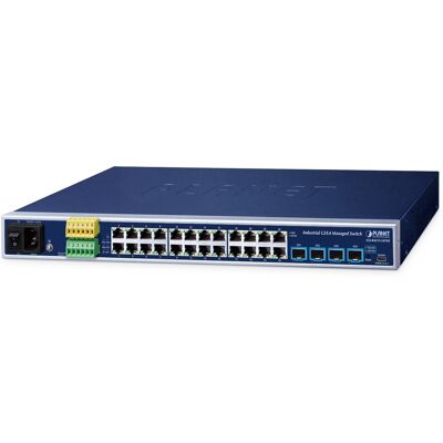 PLANET IP30 19 Rack Mountable Industrial L2/L4 24-Port IGS-R4215-24T4X PLANET IP30 19 Rack Mountable Industrial L2/L4 24-Port IGS-R4215-24T4X