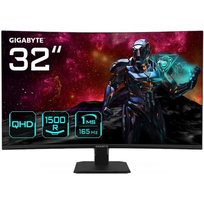 GIGABYTE GS32QC computer monitor 80 cm (31.5") 2560 x 1440 GS32QC GIGABYTE GS32QC computer monitor 80 cm (31.5") 2560 x 1440 GS32QC