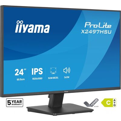 iiyama ProLite X2497HSU-B1 computer monitor 60,5 cm X2497HSU-B1 iiyama ProLite X2497HSU-B1 computer monitor 60,5 cm X2497HSU-B1