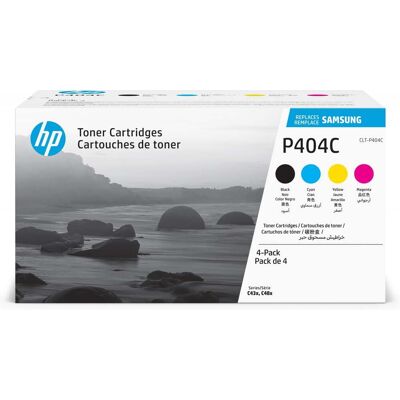 Samsung CLT-P404C 4-pack zwarte/cyaan/magenta/gele SU365A Samsung CLT-P404C 4-pack zwarte/cyaan/magenta/gele SU365A