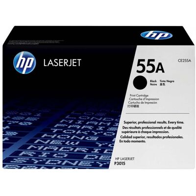 HP 55A originele zwarte LaserJet tonercartridge CE255A HP 55A originele zwarte LaserJet tonercartridge CE255A
