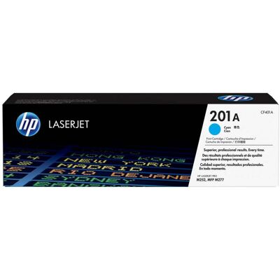 HP 201A originele cyaan LaserJet tonercartridge CF401A HP 201A originele cyaan LaserJet tonercartridge CF401A
