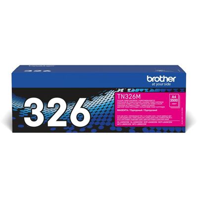 Brother TN-326M tonercartridge 1 stuk(s) Origineel Magenta TN326M Brother TN-326M tonercartridge 1 stuk(s) Origineel Magenta TN326M