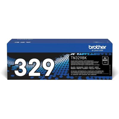 Brother TN-329BK tonercartridge 1 stuk(s) Origineel Zwart TN329BK Brother TN-329BK tonercartridge 1 stuk(s) Origineel Zwart TN329BK