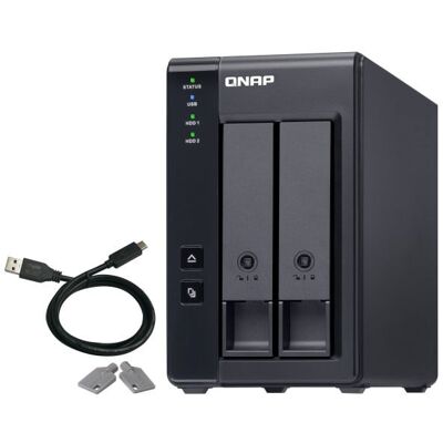 QNAP TR-002 behuizing voor opslagstations HDD-/SSD-behuizing TR-002 QNAP TR-002 behuizing voor opslagstations HDD-/SSD-behuizing TR-002