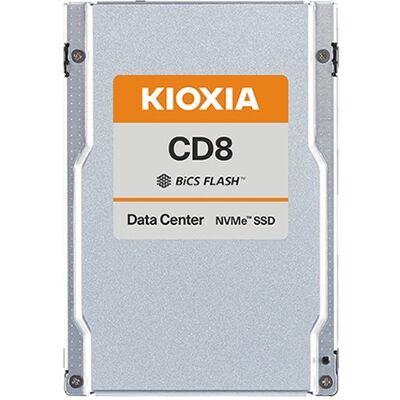 Kioxia SSD CD8-V 12.8TB U.2 (15mm) NVMe Gen4 SIE Mix Use KCD8XVUG12T8 Kioxia SSD CD8-V 12.8TB U.2 (15mm) NVMe Gen4 SIE Mix Use KCD8XVUG12T8
