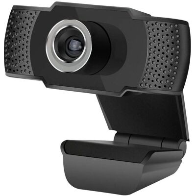 C-Tech CAM-07HD Webcam - 720P, Microfoon, Zwart C-Tech CAM-07HD Webcam - 720P, Microfoon, Zwart