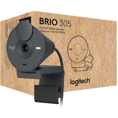 Logitech Brio 305 webcam 2 MP 1920 x 1080 Pixels USB 960-001469 Logitech Brio 305 webcam 2 MP 1920 x 1080 Pixels USB 960-001469