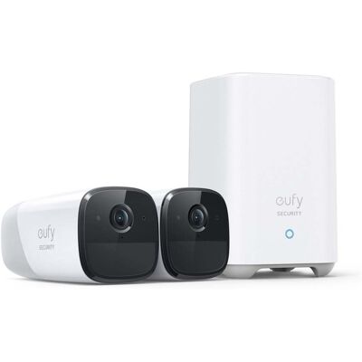 Eufy eufyCam 2 Pro Bullet IP beveiligingscamera Binnen & buiten 2K - Wit Eufy eufyCam 2 Pro Bullet IP beveiligingscamera Binnen & buiten 2K - Wit