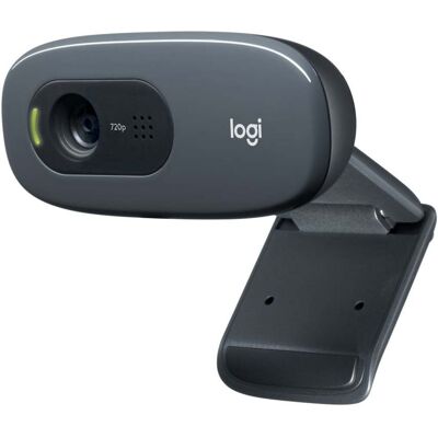 Logitech C270 HD webcam 3 MP 1280 x 720 Pixels USB Grijs 960-001063 Logitech C270 HD webcam 3 MP 1280 x 720 Pixels USB Grijs 960-001063
