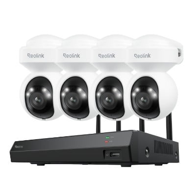 Reolink RLK12-800WPTZ4 WiFi Beveiligingscamera Kit RLK12-800WPTZ4 Reolink RLK12-800WPTZ4 WiFi Beveiligingscamera Kit RLK12-800WPTZ4