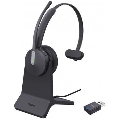 Yealink WH64 Hybird Mono with Charging Stand Teams Draadloos 1208698 Yealink WH64 Hybird Mono with Charging Stand Teams Draadloos 1208698