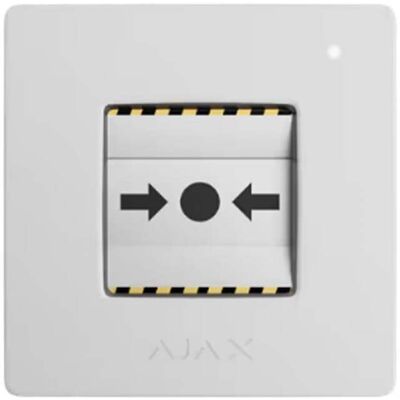 Ajax Wit Draadloze Handbel - Brandalarm Systeem Accessoire Ajax Wit Draadloze Handbel - Brandalarm Systeem Accessoire