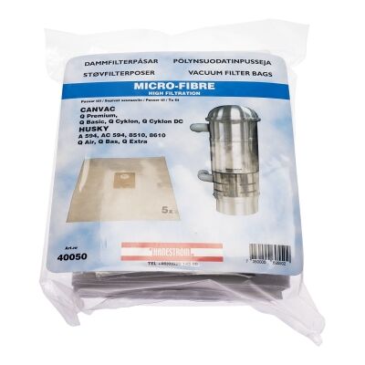 Hanestrom Husky Stofzuigerzakken - Q Premium, 23L Hanestrom Husky Stofzuigerzakken - Q Premium, 23L