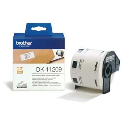 Brother Address labels 62x29 white paper (800) DK11209 Replace: N/A Brother Address labels 62x29 white paper (800) DK11209 Replace: N/A
