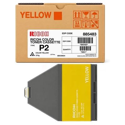 Ricoh Toner geel Type P2 885483 Replace: N/A Ricoh Toner geel Type P2 885483 Replace: N/A