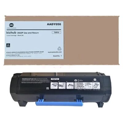 Konica Minolta Toner TNP-55 - Zwart - Voor Bizhub 3602P & 4402P Konica Minolta Toner TNP-55 - Zwart - Voor Bizhub 3602P & 4402P