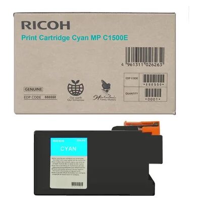 Ricoh Gel-Toner cyaan 3.000 pagina's 888550 Replace: N/A Ricoh Gel-Toner cyaan 3.000 pagina's 888550 Replace: N/A