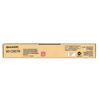 Sharp Toner magenta 10.000 pagina's MXC38GTM Replace: N/A Sharp Toner magenta 10.000 pagina's MXC38GTM Replace: N/A