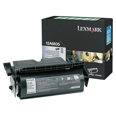 Lexmark Tonercartridge zwart 20.000 pagina's, hoge capaciteit,return 12A6835 Replace: N/A Lexmark Tonercartridge zwart 20.000 pagina's, hoge capaciteit,return 12A6835 Replace: N/A