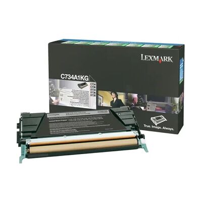 Lexmark Tonercartridge zwart 8.000 pagina's return C734A1KG Replace: N/A Lexmark Tonercartridge zwart 8.000 pagina's return C734A1KG Replace: N/A