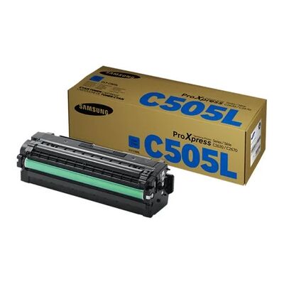 Samsung Toner cyaan 3.500 pagina's CLT-C505L Replace: N/A Samsung Toner cyaan 3.500 pagina's CLT-C505L Replace: N/A