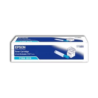 Epson Tonercartridge cyaan S050318 Replace: N/A Epson Tonercartridge cyaan S050318 Replace: N/A