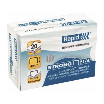 Rapid Nietjes Rapid Strong 21/4 Galv. 5000/pak 24867400 Replace: N/A Rapid Nietjes Rapid Strong 21/4 Galv. 5000/pak 24867400 Replace: N/A