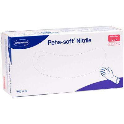Hartmann Peha-soft Nitrile Handschoenen Large (100 stuks) Hartmann Peha-soft Nitrile Handschoenen Large (100 stuks)