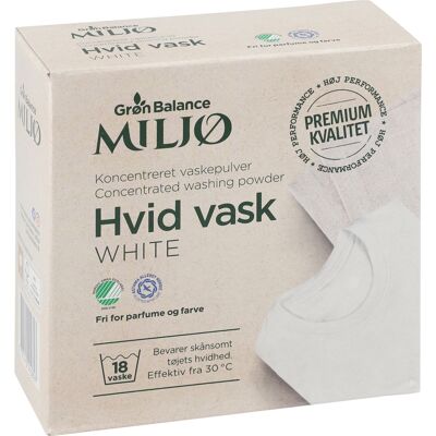 Green Balance Grøn Balance Wasmiddel Wit & Lichte Kleuren - 785 g Green Balance Grøn Balance Wasmiddel Wit & Lichte Kleuren - 785 g