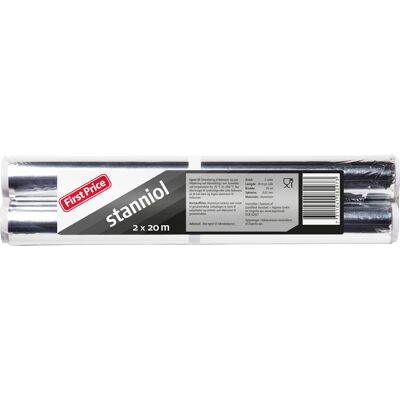 First Price Aluminiumfolie - 20m Rol - Voedselverpakking First Price Aluminiumfolie - 20m Rol - Voedselverpakking