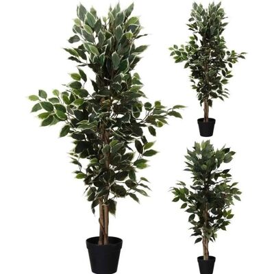 Overige Merken Kunstplant Ficus 115 cm Groen/Wit Overige Merken Kunstplant Ficus 115 cm Groen/Wit
