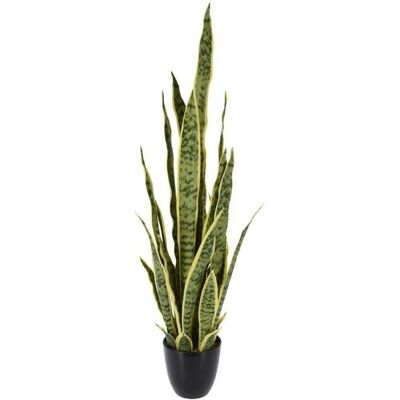 Overige Merken Kunstplant Sansevieria 92 cm Groen/Geel Overige Merken Kunstplant Sansevieria 92 cm Groen/Geel