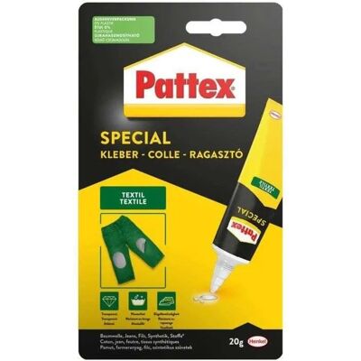 Speciale materialen lijm - PATTEX - Textiel - Tube - 20g Speciale materialen lijm - PATTEX - Textiel - Tube - 20g