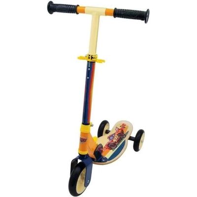 SMOBY Cars 3-wiel opvouwbare houten scooter SMOBY Cars 3-wiel opvouwbare houten scooter