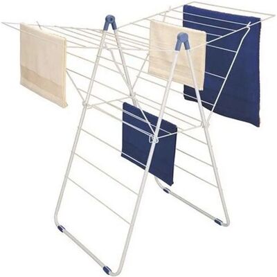 Metaltex Vento 20 Droogrek 58x111x109 cm Grijs/Blauw Metaltex Vento 20 Droogrek 58x111x109 cm Grijs/Blauw