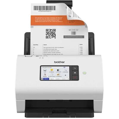 Brother ADS-4900W scanner Scanner met ADF + invoer voor losse vellen 600 x 600 DPI A4 Zwart, Wit Brother ADS-4900W scanner Scanner met ADF + invoer voor losse vellen 600 x 600 DPI A4 Zwart, Wit