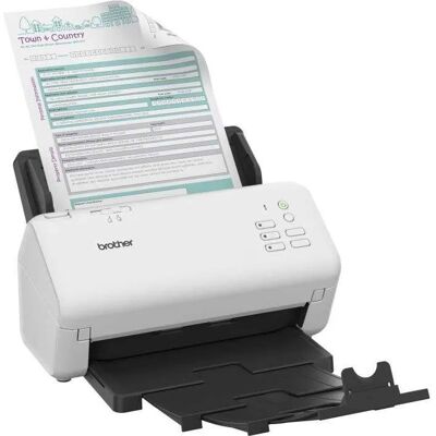 Scanner - BROTHER - ADS-4300 - Kantoordocumenten - Dubbelzijdig - 40 ppm/80 ipm - Ethernet - ADS4300NRE1 Scanner - BROTHER - ADS-4300 - Kantoordocumenten - Dubbelzijdig - 40 ppm/80 ipm - Ethernet - ADS4300NRE1