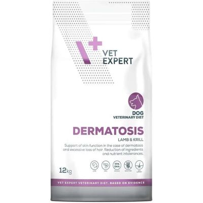 VETEXPERT VET EXPERT Veterinaire Dieet Hond Dermatosis Lam en Krill - 12kg VETEXPERT VET EXPERT Veterinaire Dieet Hond Dermatosis Lam en Krill - 12kg