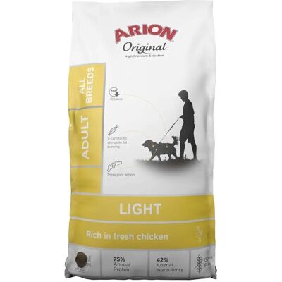 ARION Original Light Adult Alle Rassen Kip Rijst - Hondenvoer ARION Original Light Adult Alle Rassen Kip Rijst - Hondenvoer