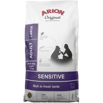 Arion Grote Lams Rijst 12kg - Hondenvoer Arion Grote Lams Rijst 12kg - Hondenvoer