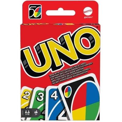 UNO - Uno Classic - Gezinskaartspel - Van 2 tot 4 spelers - Leeftijd 7+ UNO - Uno Classic - Gezinskaartspel - Van 2 tot 4 spelers - Leeftijd 7+